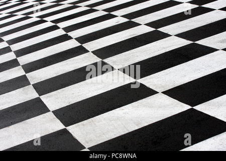 details black and white ceramic in the city of Nice, France Stock Photo