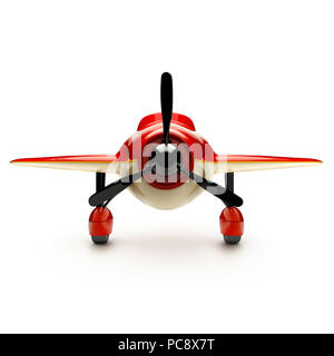 Airplane isolated on white background. 3d illustration Stock Photo