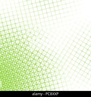 green abstract retro mesh pattern with fadings, vector illustration Stock Vector
