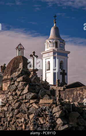 Recoleta cemetery and Nuestra Señora del Pilar church. Recoleta, Buenos Aires, Argentina Stock Photo