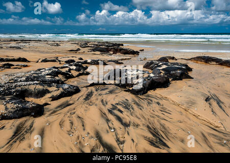 Poyungan Rocks at Fraser Island's Seventy Five Mile Beach.