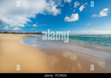 Famous Seventy Five Mile Beach on Fraser Island.
