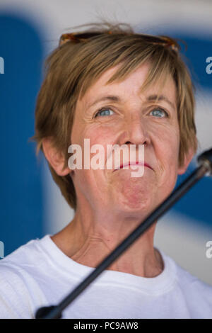 Tens of thousands of people join a huge demonstration to mark the 70th anniversary of the National Health Service.  Featuring: julie hesmondhalgh Where: London, England, United Kingdom When: 30 Jun 2018 Credit: Wheatley/WENN Stock Photo