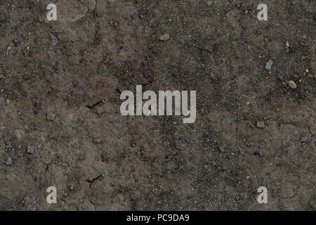 Seamless Texture dry dirt with little stones Stock Photo