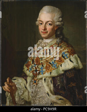 40 Gustav III, 1746-1792 (Lorens Pasch d.y.) - Nationalmuseum - 40273 Stock Photo