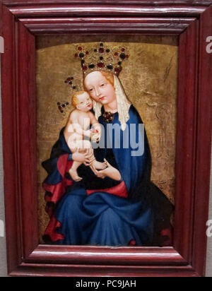 58 Arte boema, madonna col bambino, 1425-1450 ca. Stock Photo