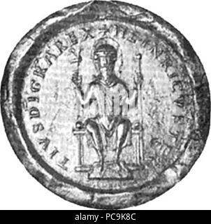 53 Seal of Henry III, Holy Roman Emperor Stock Photo