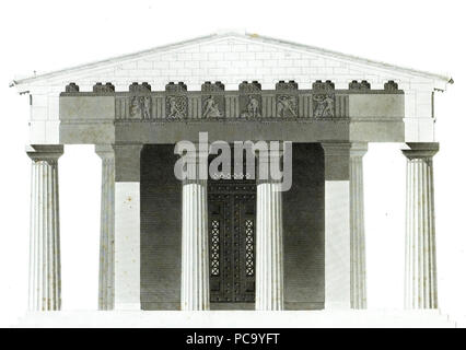 413 Metopes-temple-zeus-olympie Stock Photo