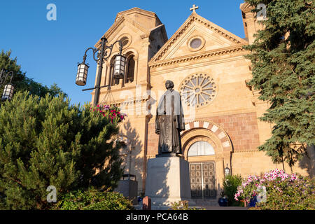 Cathedral Basilica of St. Francis of Assisi, Santa Fe, NM, USA, by Dominique Braud/Dembinsky Photo Assoc Stock Photo