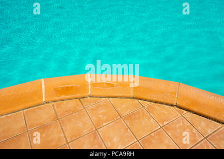 Swimming pool, detail, France, Europe Stock Photo