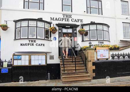 The Magpie cafe, Whitby, North Yorkshire Stock Photo