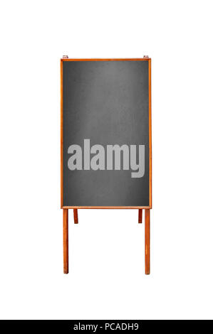Three big blank wooden billboard isolated on white Stock Photo - Alamy