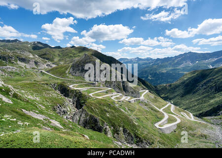 St. Gotthard pass in Switzerland, Europe Stock Photo