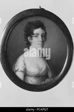36 Fredrika Dorotea Vilhelmina, 1781-1826, drottning av Sverige (enligt Gripsholmsinventariet) - Nationalmuseum - 28857 Stock Photo