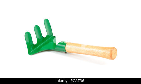gardening fork trowel lute isolated on white Stock Photo