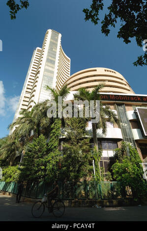 Old structure of Share market Bombay Stock Exchange Building Mumbai, Maharashtra, India. Stock Photo