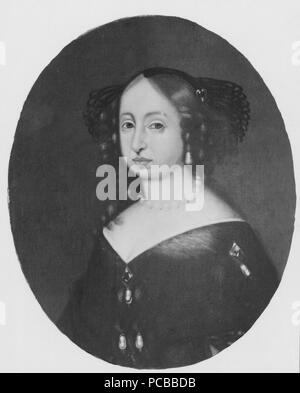 42 Hedvig Eleonora, 1636-1715, drottning av Sverige prinsessa av Holstein-Gottorp - Nationalmuseum - 15003 Stock Photo