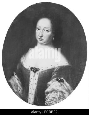 42 Hedvig Eleonora, 1636-1715, drottning av Sverige prinsessa av Holstein-Gottorp - Nationalmuseum - 14986 Stock Photo