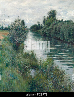 The petit Bras of the Seine at Argenteuil by French Impressionist ...
