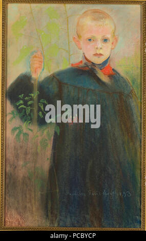 54 Stanisław Wyspiański - Chłopiec z kwiatem
