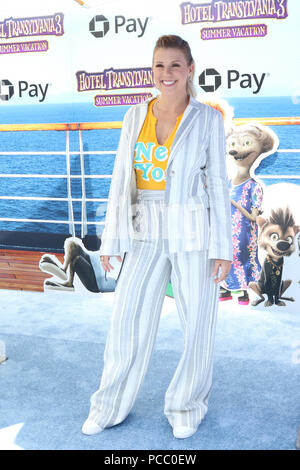 World premiere of 'Hotel Transylvania 3: Summer Vacation' held at the Regency Village Theatre in Los Angeles, California.  Featuring: Jodie Sweetin Where: Los Angeles, California, United States When: 30 Jun 2018 Credit: Sheri Determan/WENN.com Stock Photo