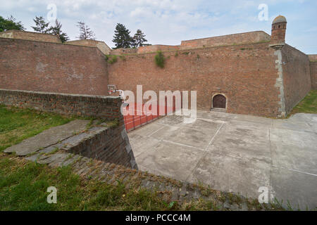 Belgrade, Serbia - May 04, 2018: View on Belgrade fortress and basketball court. Stock Photo
