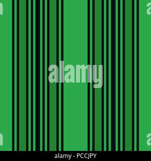 Vertical green and black stripes print vector Stock Vector