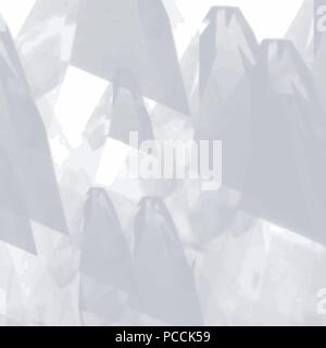 grey watercolor crystal marble background pattern, vector illustration Stock Vector