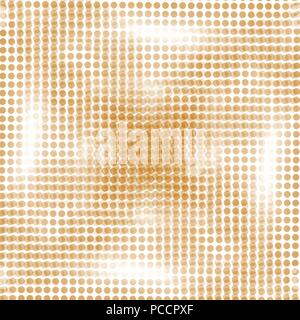 orange yellow radial raster dot tile pattern, vector illustration Stock Vector