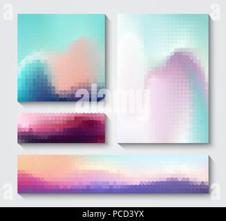 Vector geometric cover design Stock Vector