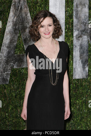 Emily Mortimer arriving at the Vanity Fair Oscar Party held at the ...