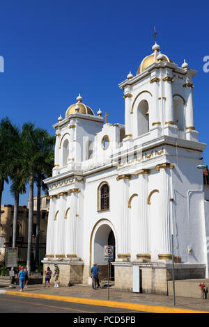 San Agustin Church, Main Square, Tapachula City, State of Chiapas, Mexico, North America Stock Photo