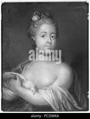 42 Hedvig Ulrika Taube, Countess von Hessenstein (Gustaf Lundberg) - Nationalmuseum - 25346 Stock Photo