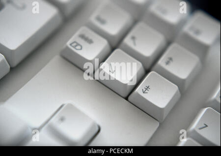 Apple iMac G5 computer keyboard Stock Photo