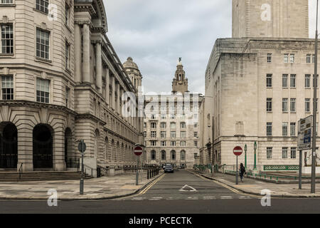 Liverpool Gothic like buildings Stock Photo - Alamy