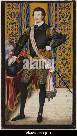 81 Sir Robert Dudley, Duke of Northumberland (Nicholas Hilliard) - Nationalmuseum - 25634 Stock Photo