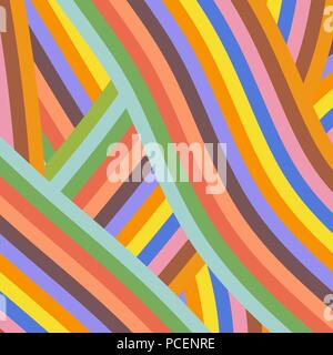 abstract pattern from multi-colored lines Stock Vector