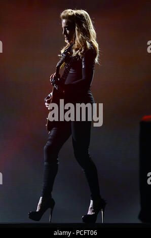 Berlin, Germany. 28th June, 2012. US singer Madonna performs on stage during a concert of her MDNA 2012 World Tour, in Berlin, Germany, 28 June 2012. Credit: Britta Pedersen | usage worldwide/dpa/Alamy Live News Stock Photo