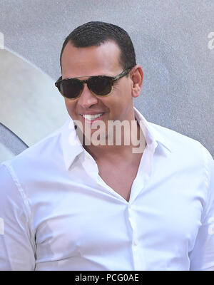 New York, NY : August 2: Alex Rodriguez attends Keith Urban performs on NBC's 'Today' at Rockefeller Plaza on August 2, 2018 in New York City. Credit: John Palmer/Media Punch Stock Photo