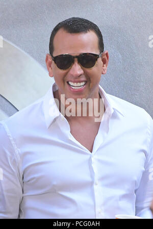 New York, NY : August 2: Alex Rodriguez attends Keith Urban performs on NBC's 'Today' at Rockefeller Plaza on August 2, 2018 in New York City. Credit: John Palmer/Media Punch Stock Photo