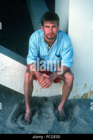 MALIBU, CA - MAY 10: (EXCLUSIVE) Actor Stephen Baldwin poses at exclusive photo shoot on May 10, 1992 in Malibu, California. Photo by Barry King/Alamy Stock Photo Stock Photo