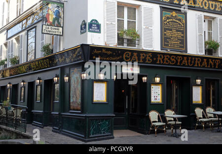 La Bonne Franquette Restaurant and Cabaret in Montmartre, Paris, France ...