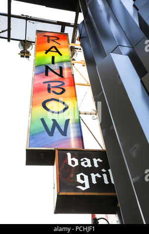 Rock & Roll Drummer Joey Durant's Wedding Celebration at the Rainbow Bar & Grill on Sunset Strip in Hollywood, California  Featuring: Atmosphere Where: Los Angeles, California, United States When: 01 Jul 2018 Credit: Sheri Determan/WENN.com Stock Photo