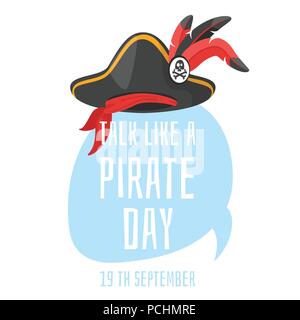 Talk like a pirate Stock Vector