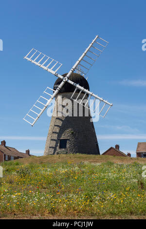 Whitburn Windmill, Cedar Grove, Whitburn, Tyne and Wear, England, United Kingdom Stock Photo