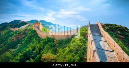 Great wall,the wonders of the world Stock Photo