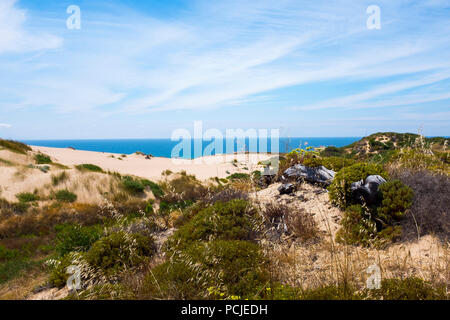 Duna Da Cresmina, sand dunes, Cascais, Lisbon, Portugal, part of the Guincho-Cresmina dune system.