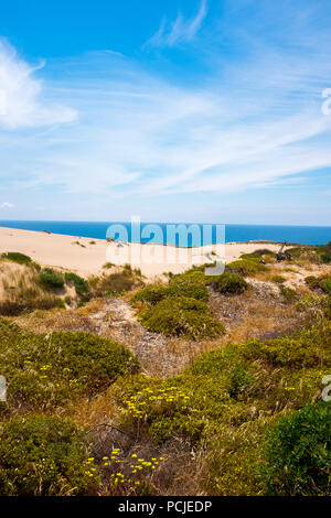 Duna Da Cresmina, sand dunes, Cascais, Lisbon, Portugal, part of the Guincho-Cresmina dune system.