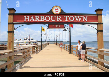 Harbour Town Hilton Head Island South Carolina Stock Photo