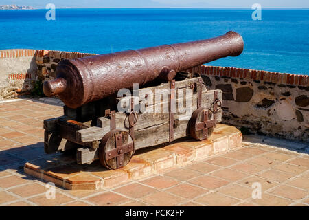 Old rusty cannon. Stock Photo